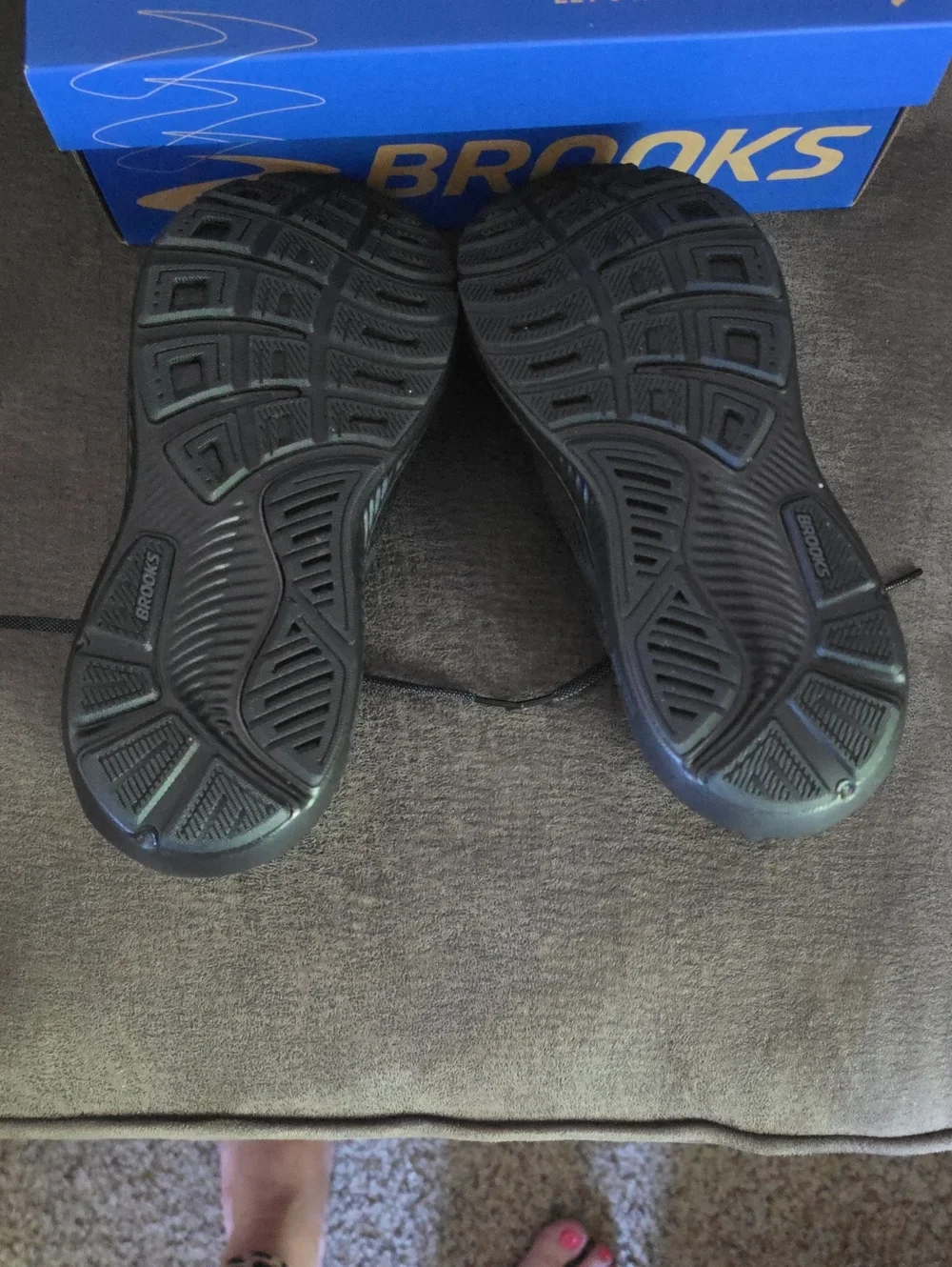 Brooks Ghost 18 Men's Athletic Shoes Black US 7 2E Brand New